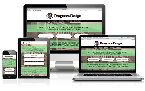 Dragonet Design, LLC. Responsive design